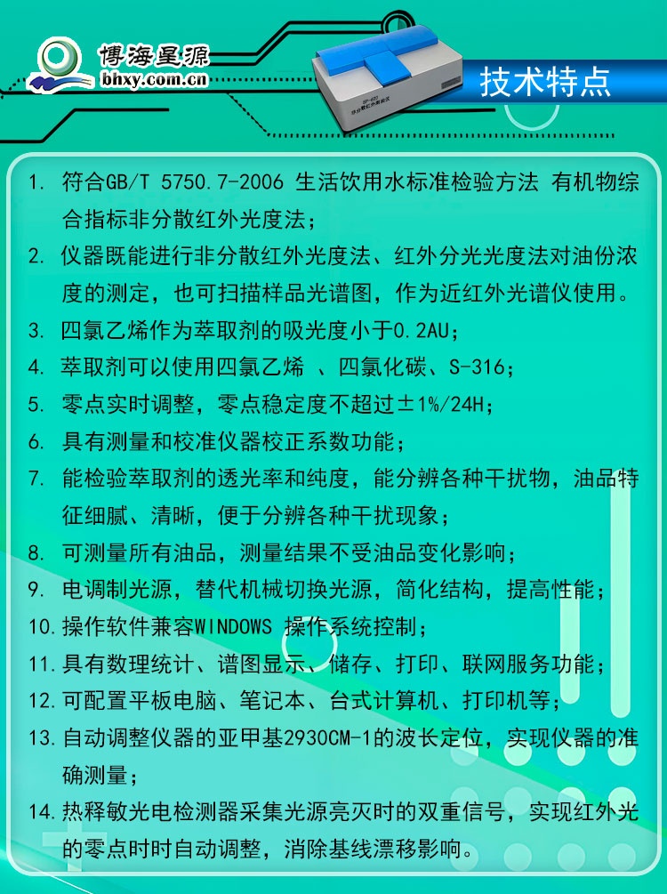 非分散紅外測油儀